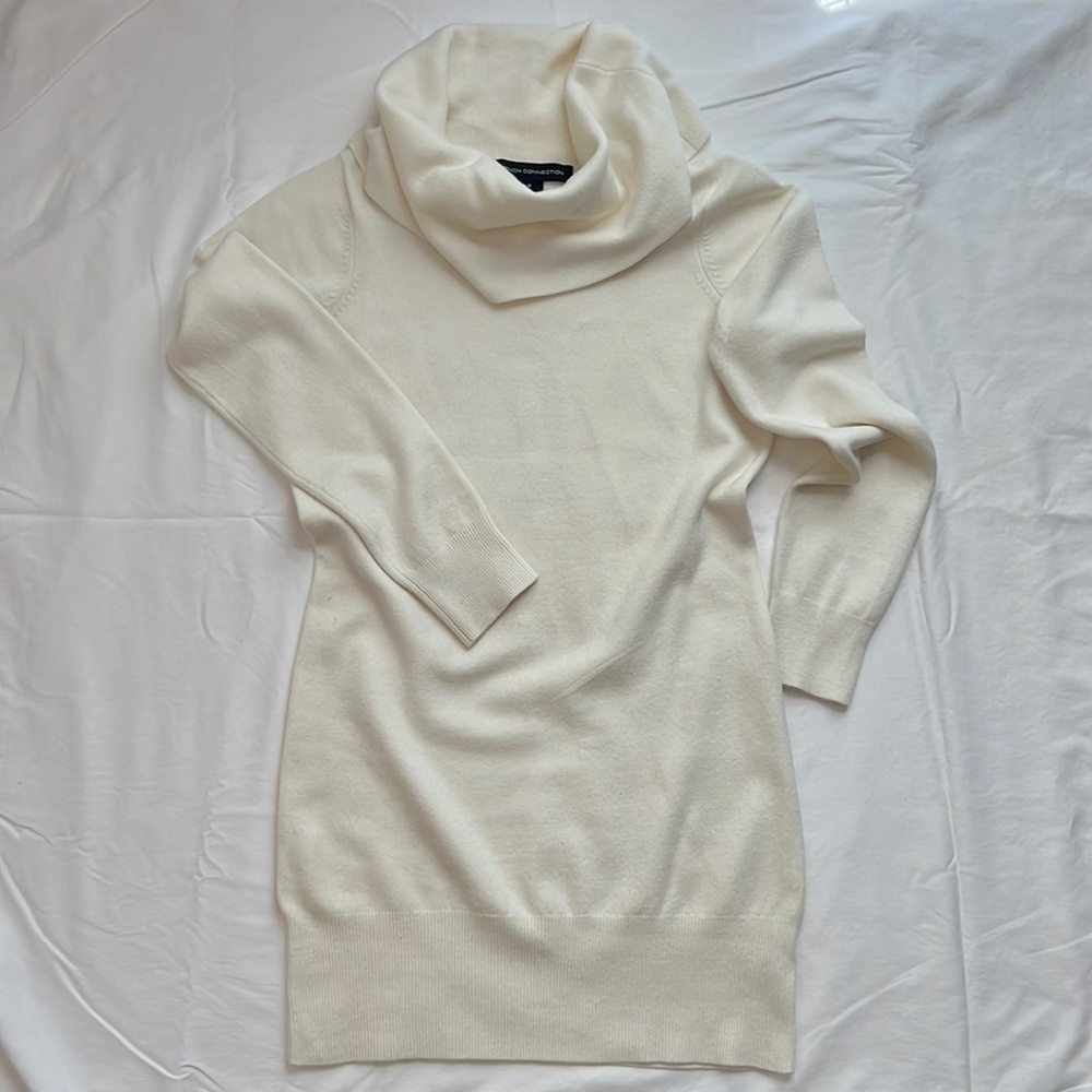 French Connection Cowl Sweater Dress